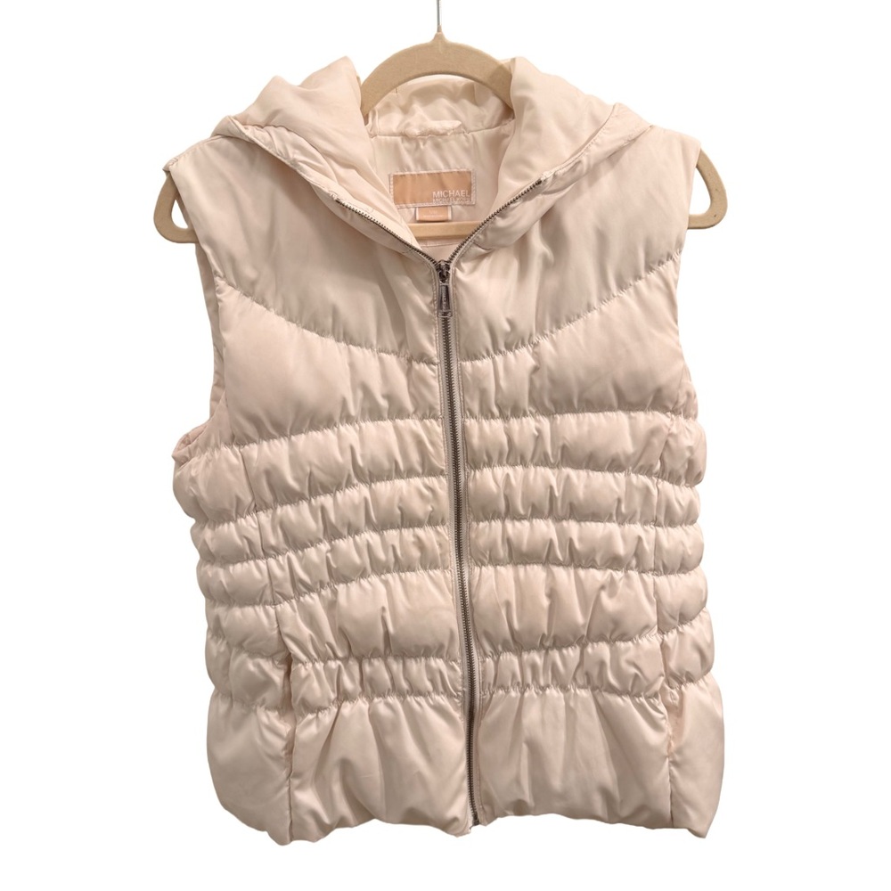 Michael Kors Quilted Hooded Puffer Vest